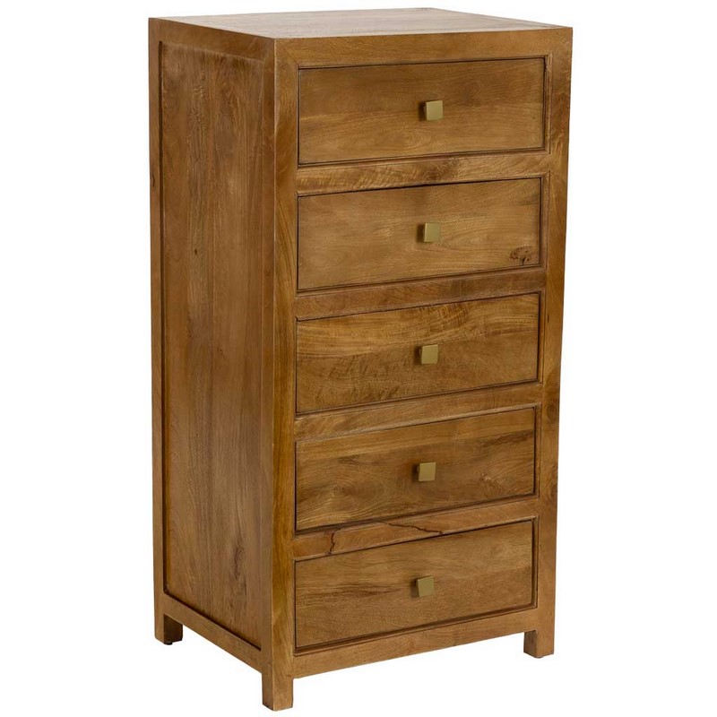 Sinfonier Colonial 5 Cajones Madera Maciza Serie Albre Sinfonier Colonial 5 Cajones Madera Maciza Serie Albre