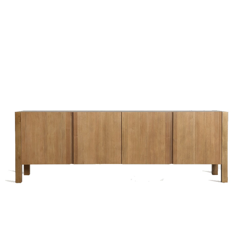 Mueble bajo TV estilo moderno 4 puertas