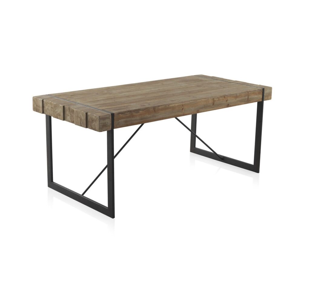 Mesa comedor industrial rustica