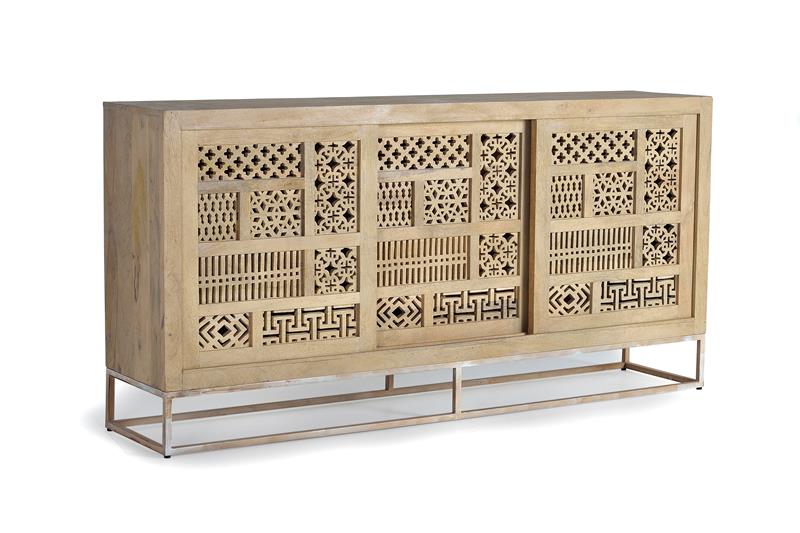 Aparador 3 Puertas Correderas Estilo Etnico Oriental Serie Style Aparador 3 Puertas Correderas Estilo Etnico Oriental Serie Style