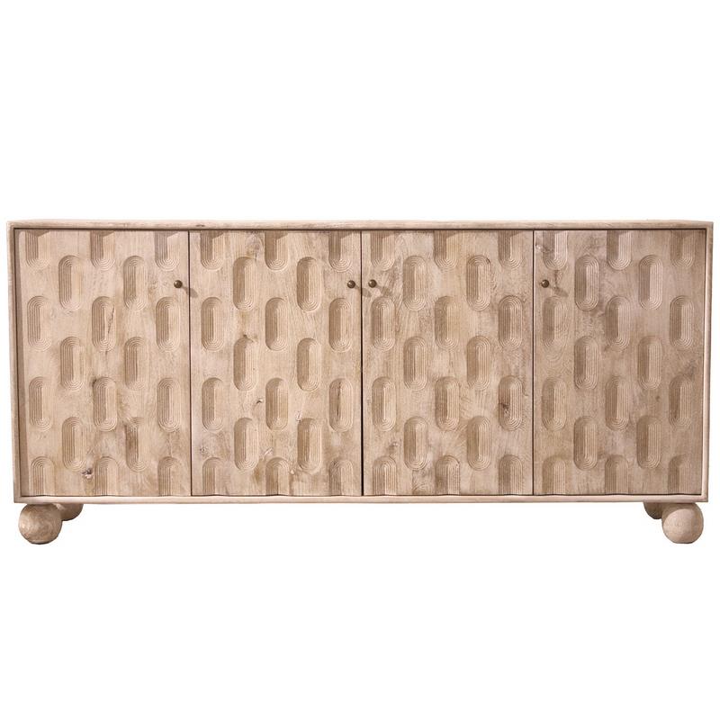 Aparador Buffet 4 Puertas Blanco Decape Serie Alting Aparador Buffet 4 Puertas Blanco Decape Serie Alting