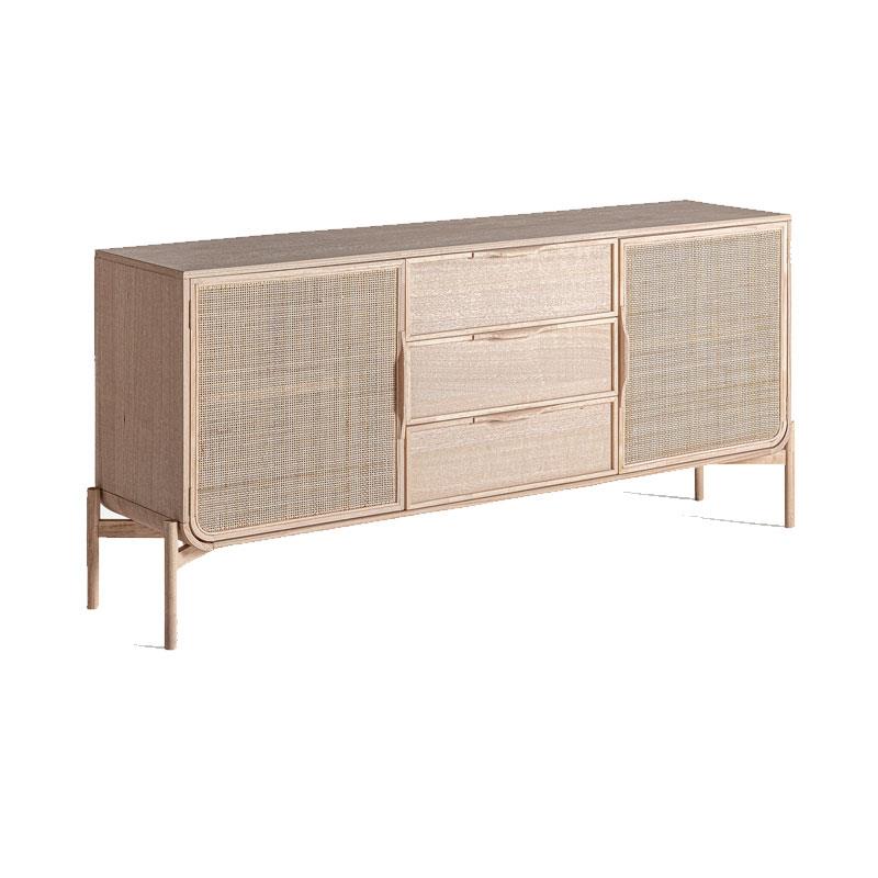 Aparador Moderno 2 Puertas Rejilla - Serie Weurtz Aparador Moderno 2 Puertas Rejilla - Serie Weurtz