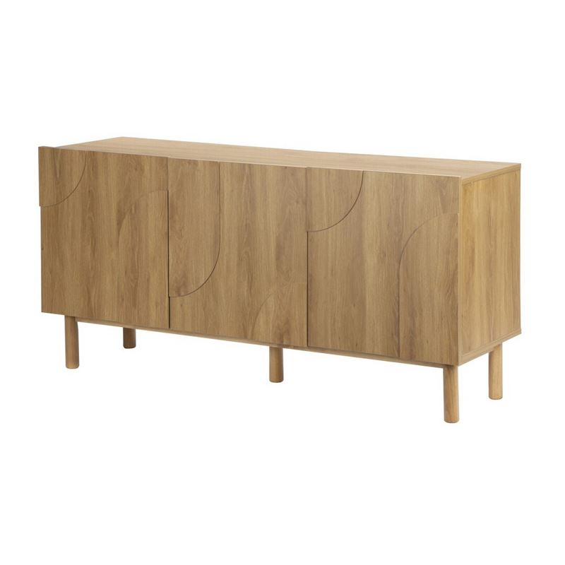 Aparador Salon 3 Puertas Estilo Actual Roble Laminado Ajober Aparador Salon 3 Puertas Estilo Actual Roble Laminado Ajober