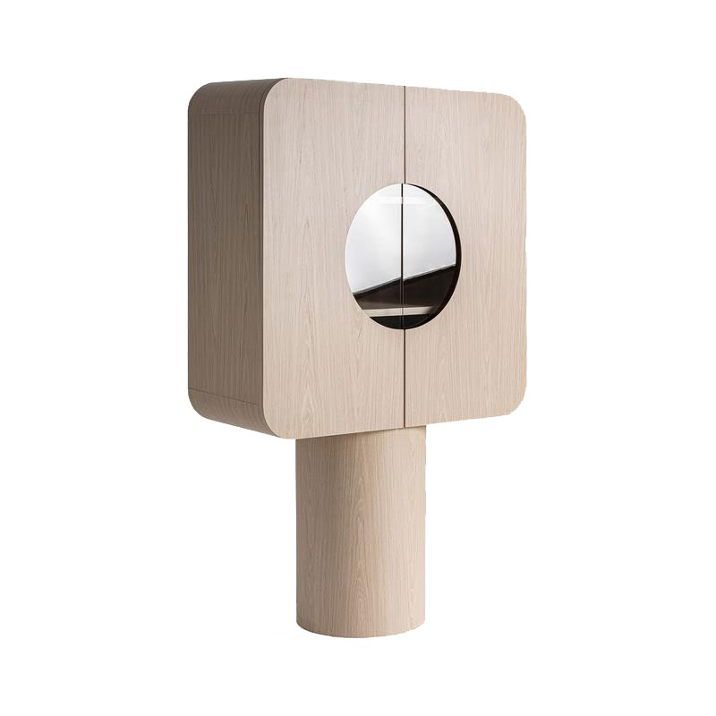 Armario Salón Art Déco Redondeado 2 Puertas – Serie Kharj Armario Salón Art Déco Redondeado 2 Puertas – Serie Kharj