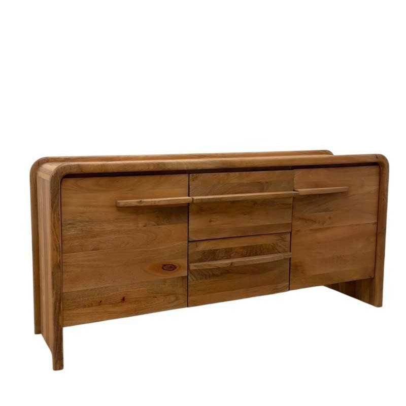 Buffet Mango Natural 2 Puertas 2 Cajones - Serie Almec Buffet Mango Natural 2 Puertas 2 Cajones - Serie Almec