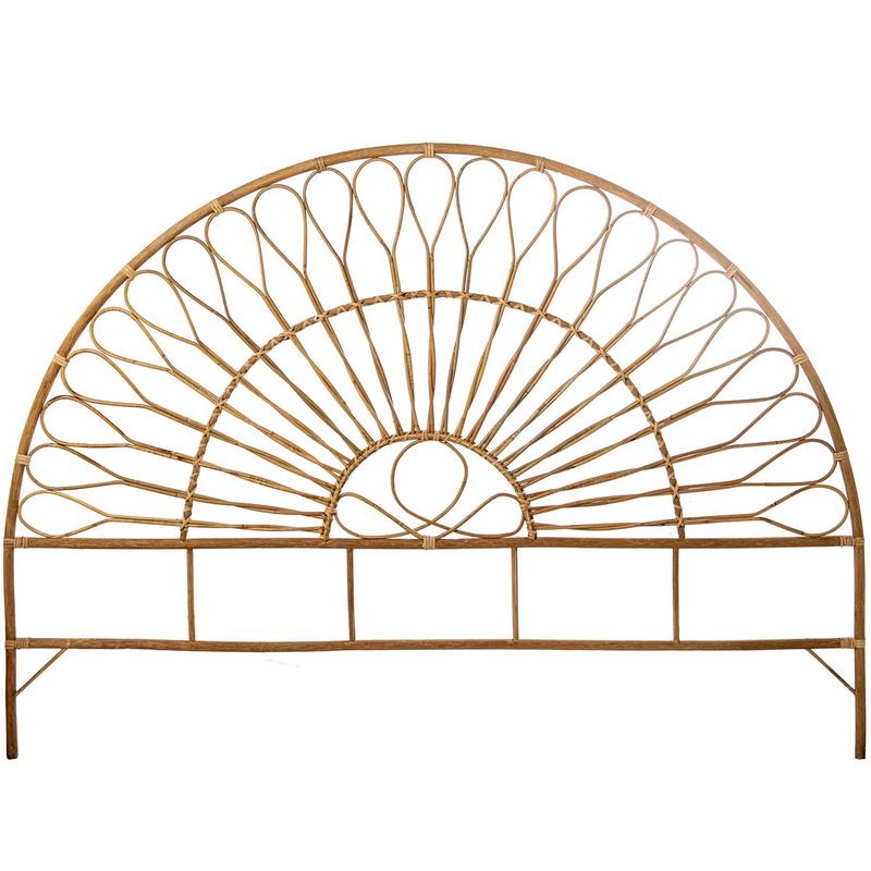 Cabecero Matrimonio Rattan natural de 150 Serie Abric Cabecero Matrimonio Rattan natural de 150 Serie Abric