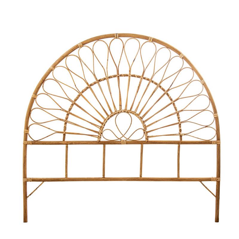 Cabecero Semicircular Rattan natural de 90 Serie Abric Cabecero Semicircular Rattan natural de 90 Serie Abric