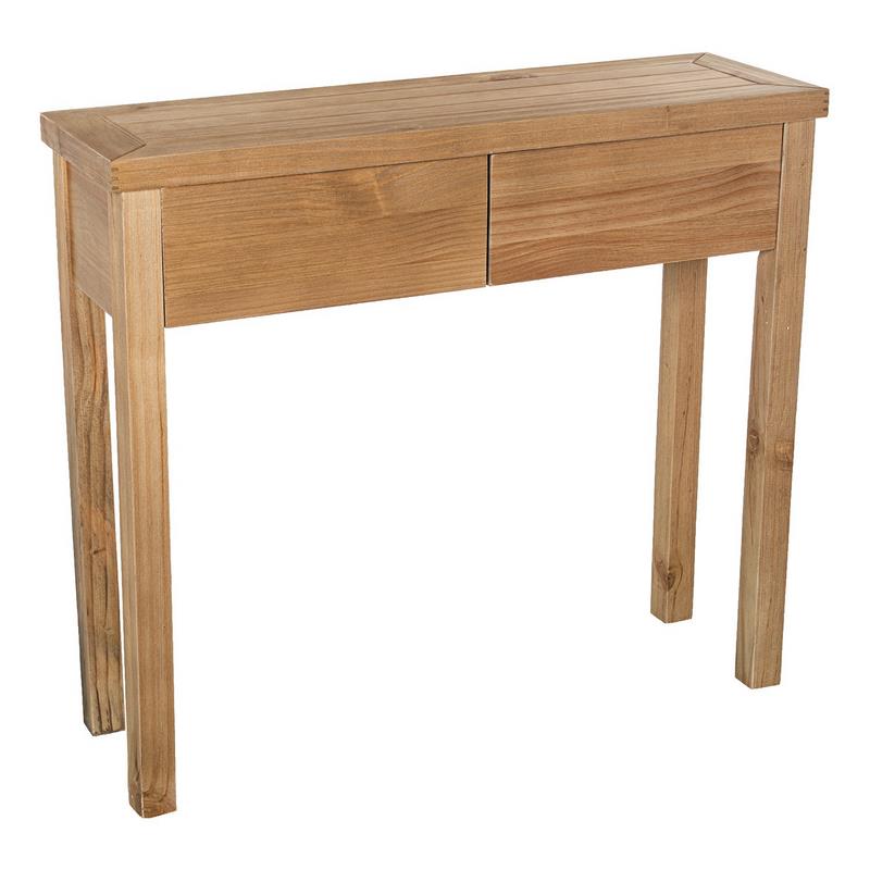 Consola Recibidor 2 Cajones Madera Pino Color Miel Serie Arckel Consola Recibidor 2 Cajones Madera Pino Color Miel Serie Arckel