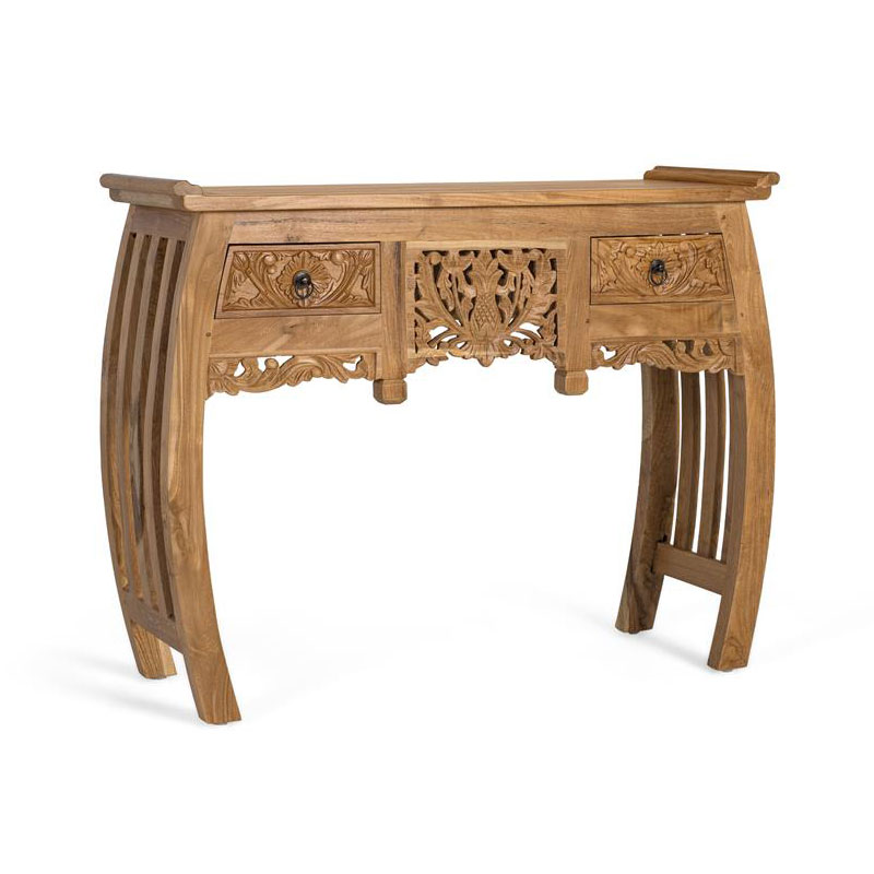 Consola Recibidor Tallada Estilo Oriental Serie Ascanio Consola Recibidor Tallada Estilo Oriental Serie Ascanio