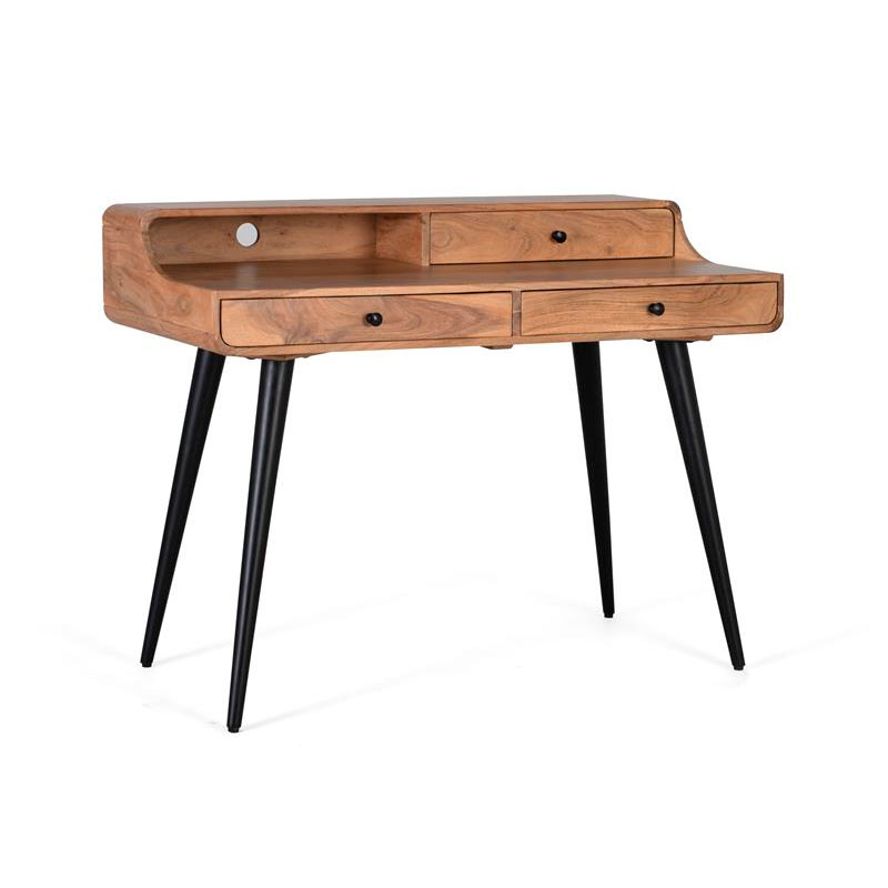 Escritorio Secreter Moderno Madera Mango 3 Cajones Acriad Escritorio Secreter Moderno Madera Mango 3 Cajones Acriad