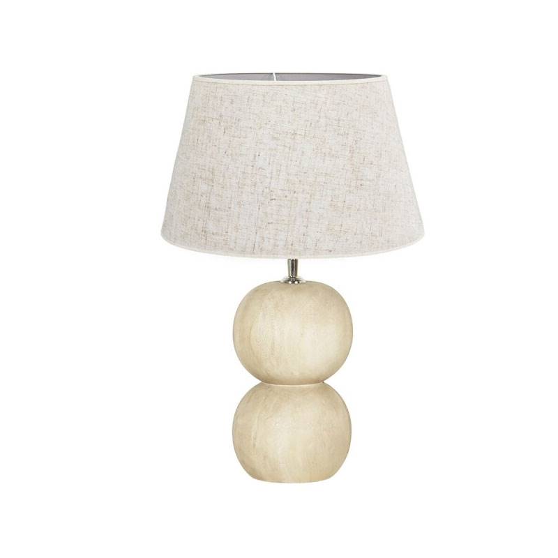 Lampara Sobremesa Pequeña Rustica Madera Natural - Serie Aleot Lampara Sobremesa Pequeña Rustica Madera Natural - Serie Aleot