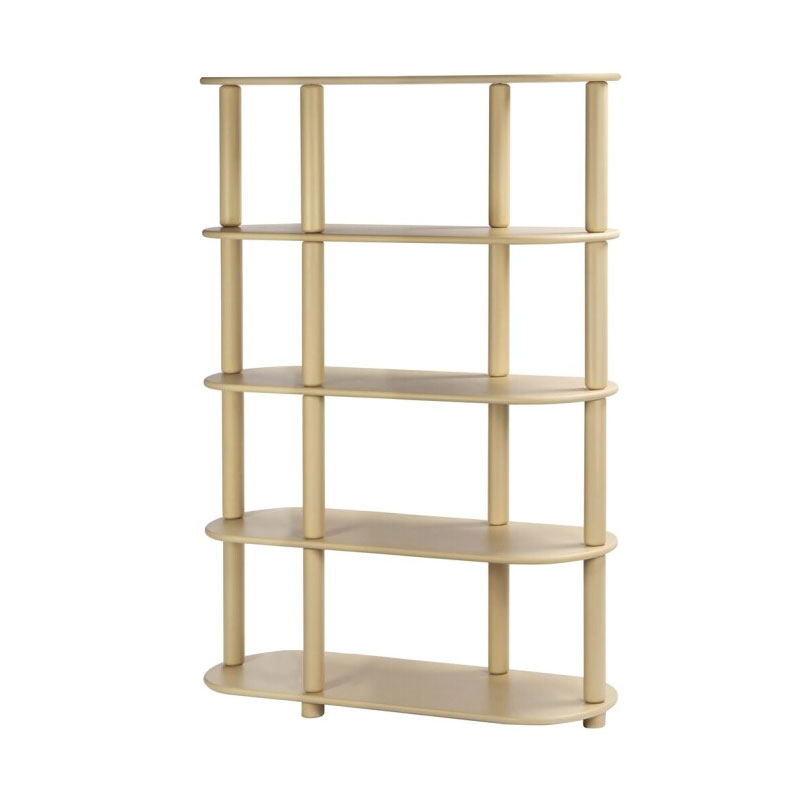 Libreria Estanteria Moderna Beige 4 Estantes Serie Mollaris Libreria Estanteria Moderna Beige 4 Estantes Serie Mollaris