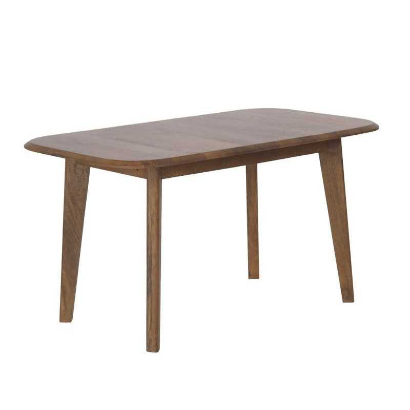 Mesa Comedor Actual 160 cm Color Nogal Claro - Serie Alort Mesa Comedor Actual 160 cm Color Nogal Claro - Serie Alort