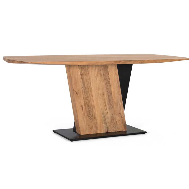 Mesa Comedor de 190 cm Estilo Industrial Actual - Sahana Mesa Comedor de 190 cm Estilo Industrial Actual - Sahana