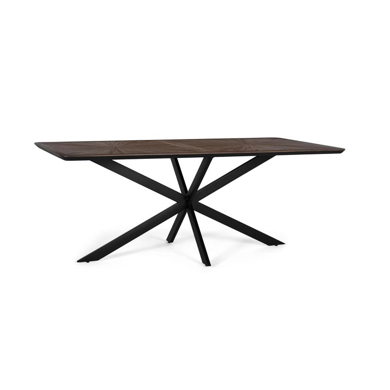 Mesa Comedor Estilo Industrial de 180 cm - Serie Colmar Mesa Comedor Estilo Industrial de 180 cm - Serie Colmar
