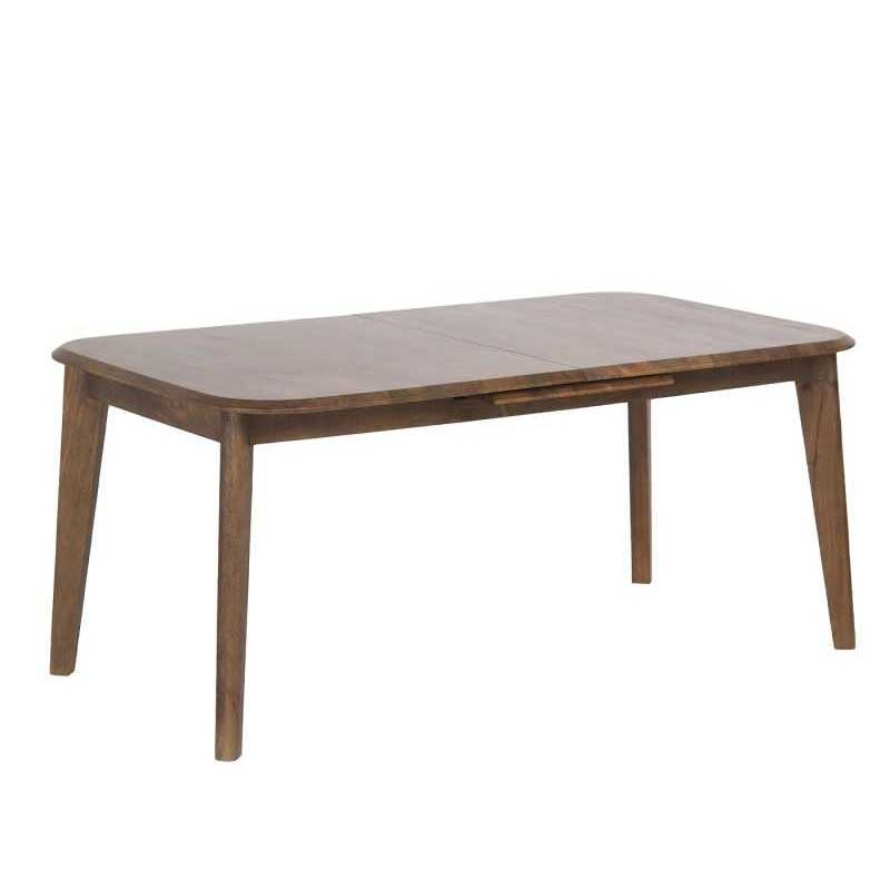 Mesa Comedor Extensible Actual Color Nogal Claro Serie Alort Mesa Comedor Extensible Actual Color Nogal Claro Serie Alort