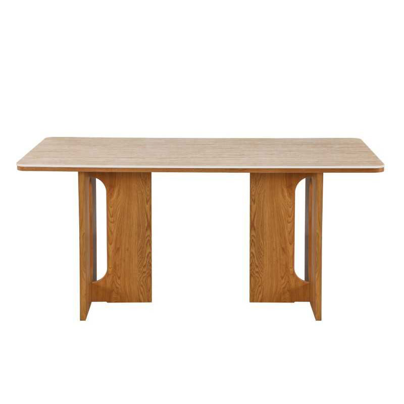 Mesa Comedor Rectangular 160 x 90 cm Roble Actual - Abial Mesa Comedor Rectangular 160 x 90 cm Roble Actual - Abial