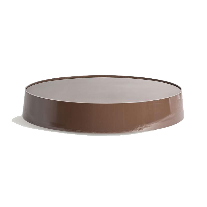 Mesa de Centro Diseño Modernista Lacado Marron Serie Trubia Mesa de Centro Diseño Modernista Lacado Marron Serie Trubia