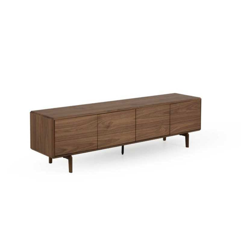 Mueble Bajo TV 4 Puertas Color Nogal - Serie Albigo Mueble Bajo TV 4 Puertas Color Nogal - Serie Albigo