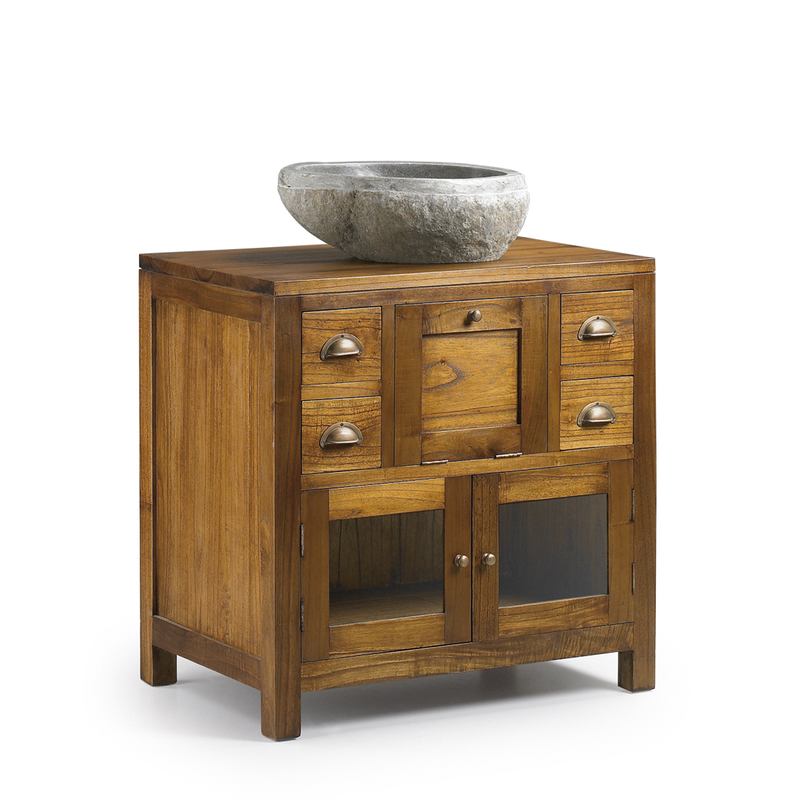 Mueble Baño Colonial 4 Cajones 2 Puertas - Serie Star Mueble Baño Colonial 4 Cajones 2 Puertas - Serie Star