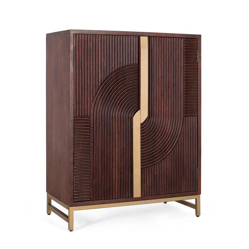 Mueble Bar Actual 2 Puertas - Serie Aldervy Mueble Bar Actual 2 Puertas - Serie Aldervy