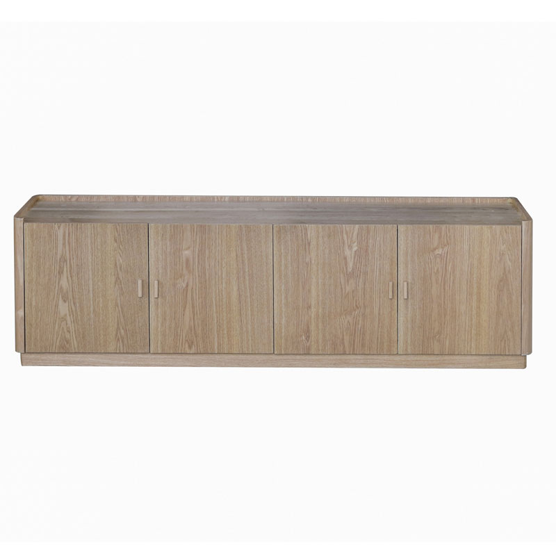 Mueble TV 4 Puertas Madera Fresno Natural Serie Nereide Mueble TV 4 Puertas Madera Fresno Natural Serie Nereide
