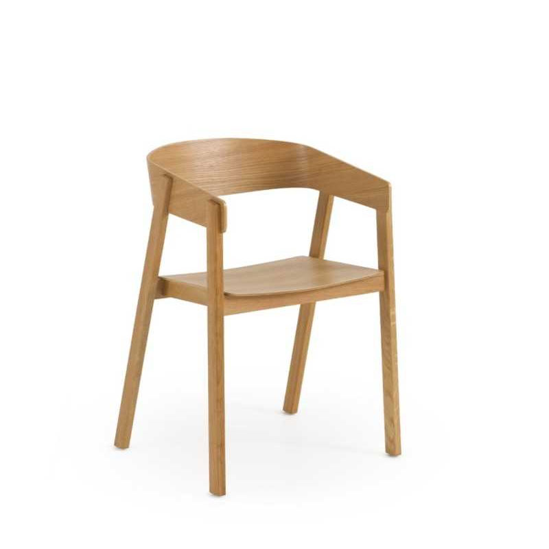 Pack 4 Sillones Roble Natural Diseño Actual - Serie Abial Pack 4 Sillones Roble Natural Diseño Actual - Serie Abial