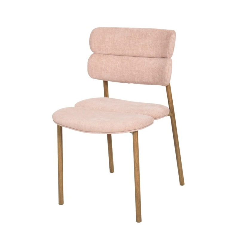 Silla Actual Comedor Metal Asiento Respaldo Rosa Serie Anaia Silla Actual Comedor Metal Asiento Respaldo Rosa Serie Anaia