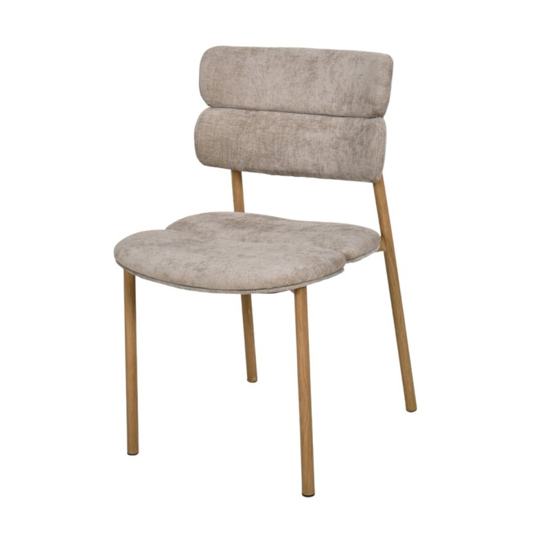 Silla Actual Comedor Metal Asiento Respaldo Topo Serie Anaia Silla Actual Comedor Metal Asiento Respaldo Topo Serie Anaia