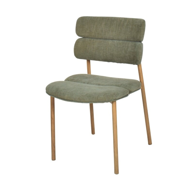 Silla Actual Comedor Metal Asiento Respaldo Verde Serie Anaia Silla Actual Comedor Metal Asiento Respaldo Verde Serie Anaia