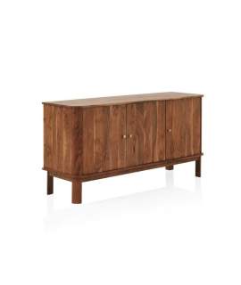 Aparador Buffet Salon 3 Puertas Madera Acacia Serie Ardusor