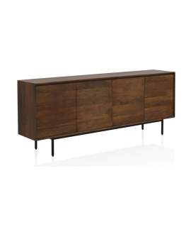 Buffet Aparador Contemporaneo 200 cm Madera Mango Aliseas