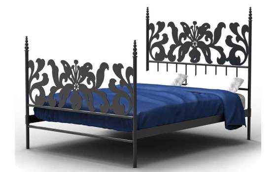 Cama Forja Moderna Diseño Postes Colchones desde 90 a 200 Alexia Cama Forja Moderna Diseño Postes Colchones desde 90 a 200 Alexia