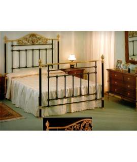 Cama Forja Laton y Bronce Estilo Clasico Serie  Imperial