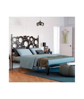 Cama Forja Moderna Base Colchones desde 90 a 200 Serie Lina