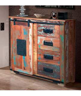 Comoda Cajones Puerta Corredera Agelelli Comoda Cajones Puerta Corredera Agelelli