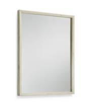 Espejo Recibidor o Salon Blanco Hueso Serie Muria