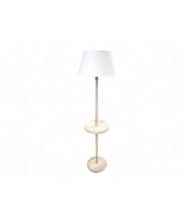 Lampara Pie Mesa Central Tulipa Blanca Serie Etravis