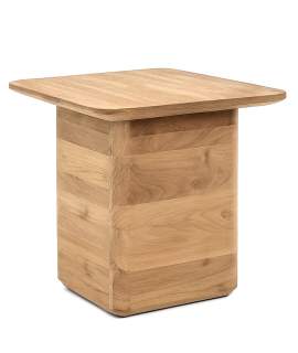 Mesa Auxiliar Baja Madera de Teca Natural Serie Eyre Mesa Auxiliar Baja Madera de Teca Natural Serie Eyre