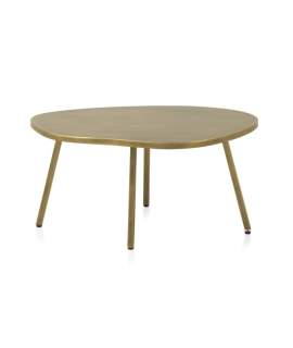 Mesa Auxiliar Metal Dorado Tablero Formas Serie Ateslast Mesa Auxiliar Metal Dorado Tablero Formas Serie Ateslast