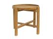 Mesa Auxiliar Redonda de 56 Teca Reciclada Natural Alogny Mesa Auxiliar Redonda de 56 Teca Reciclada Natural Alogny