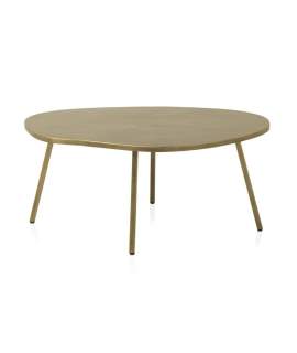 Mesa Centro Metal Dorado Tablero Formas Serie Ateslast Mesa Centro Metal Dorado Tablero Formas Serie Ateslast
