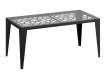 Mesa Comedor Acero Cristal Moderna Nazari Serie Anthon