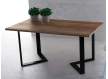 Mesa Comedor Estilo Industrial Acero Madera Serie Arisats