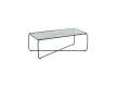 Mesa de Centro Moderna Forja Cristal Serie Ahejat Mesa de Centro Moderna Forja Cristal Serie Ahejat