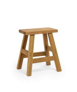 Mesita Auxiliar Rustica de Teca Natural Reciclada Serie Alogny Mesita Auxiliar Rustica de Teca Natural Reciclada Serie Alogny