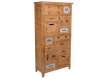 Mueble Cajonero Alto Diseño Rustico Actual Adenad