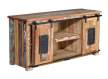 Mueble de TV en Madera Reciclada con Puertas Correderas Agelelli Mueble de TV en Madera Reciclada con Puertas Correderas Agelelli