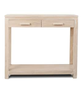 Mueble Recibidor Blanco Patinado Serie Elisean