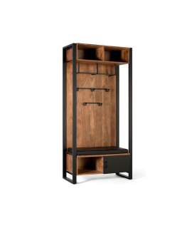 Mueble Recibidor Perchero Industrial Serie Artenssian